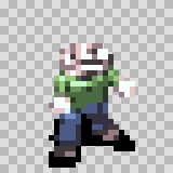 Keoni attack animation, facing bottom
