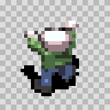 Keoni attack animation, facing top