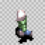 Keoni walking animation, facing left
