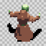 Wart attack animation, facing top