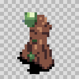 Wart walking animation, facing left
