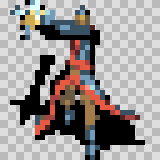 Zake attack animation, facing bottom