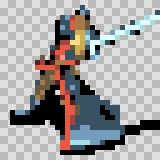 Zake attack animation, facing left