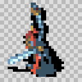 Zake walking animation, facing left