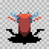 Trochili attack animation, facing top