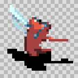 Trochili attack animation, facing top right