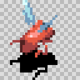 Trochili walking animation, facing top right