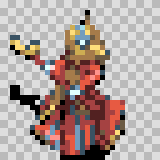 Zolar attack animation, facing bottom