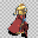 Zolar walking animation, facing right