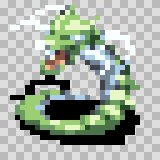 Sea Serpent attack animation, facing bottom left