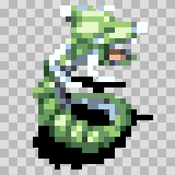 Sea Serpent attack animation, facing right