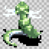 Sea Serpent attack animation, facing top