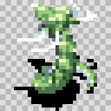 Sea Serpent attack animation, facing top left