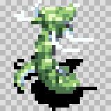 Sea Serpent attack animation, facing top right