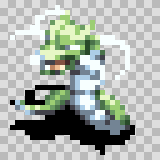 Sea Serpent walking animation, facing bottom left