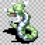 Sea Serpent walking animation, facing left