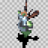 Toxiana attack animation, facing bottom
