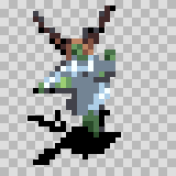 Toxiana attack animation, facing bottom left