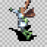 Toxiana attack animation, facing top left