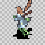 Toxiana walking animation, facing top left