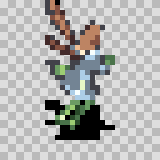Toxiana walking animation, facing top right