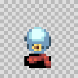 I. C. U. 2 walking animation, facing bottom