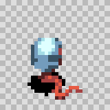 I. C. U. 2 walking animation, facing left