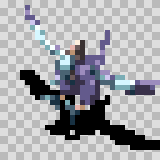 Talon attack animation, facing bottom left