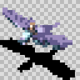 Talon walking animation, facing bottom left
