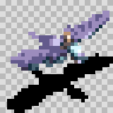 Talon walking animation, facing bottom right