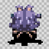 Brain Stem attack animation, facing bottom