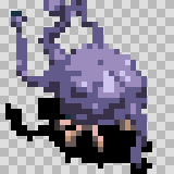 Brain Stem attack animation, facing top left