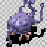Brain Stem attack animation, facing top right