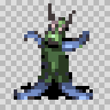 Shadow Fin attack animation, facing bottom