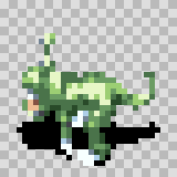 Vermin attack animation, facing left