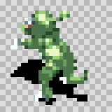 Vermin attack animation, facing top left
