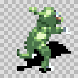 Vermin attack animation, facing top right