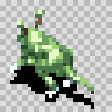 Vermin walking animation, facing top left