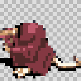 Lavendara attack animation, facing left