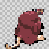 Lavendara attack animation, facing top right