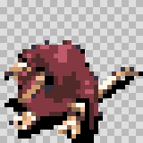 Lavendara walking animation, facing bottom left
