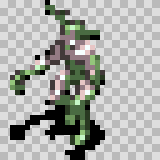 Gargearal walking animation, facing bottom left