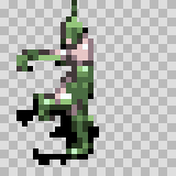 Gargearal walking animation, facing left