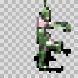 Gargearal walking animation, facing right