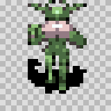 Gargearal walking animation, facing top