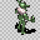 Gargearal walking animation, facing top right