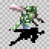 Waspito attack animation, facing bottom left