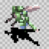 Waspito attack animation, facing bottom right