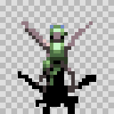 Waspito attack animation, facing top