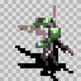 Waspito attack animation, facing top left
